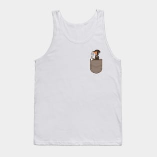 Pocket Coffee Dog Tank Top